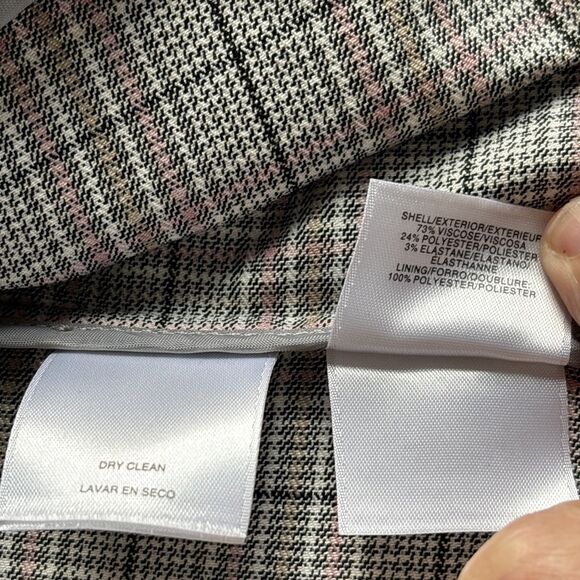 NWT Women’s Kasper Old Money Preppy Plaid Blazer Two Button Size 18W - Picture 9 of 10